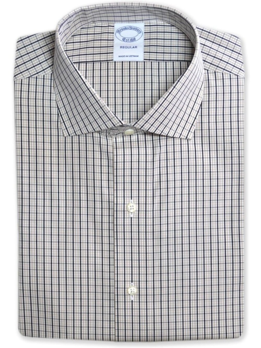 Stylish Men's Regular Fit Striped Dress Shirt with Spread Collar & Pocket